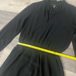 1. State  Smocked High Low Long Sleeve Dress in Black Photo 5