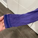 Athleta Purple Linen Silk Blend Tunic Long Sleeve Shirt Photo 2