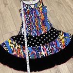 Joseph Ribkoff Woven,Dress Multicolor Patterned Dress with Polka Dot Skirt Size4 Photo 6