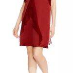 Haute Hippie  Silk Chiffon Bibi Ruffled Slip Dress – Heart Red – Size 2 – NWT Photo 2