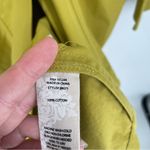 Soft Surroundings  Longline Lemon Grass Bright Trench Coat Photo 6