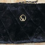St. John Vintage Black Quilt Velour Chain Bag Photo 10