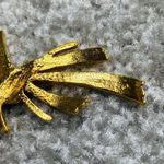 Gold Tone Bundle Bows Clear Crystal Rhinestone Accent Jewelry Pin Brooch Vintage Photo 8