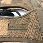 Jaclyn Smith  Corked Look Black Flower Sandals Photo 9