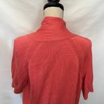 Vtg Talbots Merceized Cotton Cardigan Women Sweater Sz L Y2K Preppy Granny Core Orange Size L Photo 7