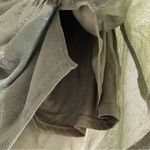 Anthropologie  Mare Mare Green Ruched Ruffle Mini Skirt Size Small Photo 3