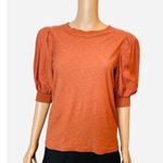 Nation Ltd   Puff Sleeve Crewneck Tee size S Red Clay Photo 2