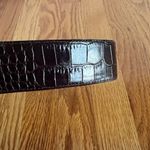 Connie Bates Farenheit Brown Leather Belt Semi Precious Stones 28" Photo 7