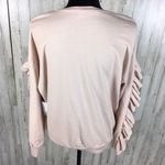 BP Ruffle Sleeve Pullover Sweatshirt Sweater NWT S Photo 4