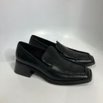 Vagabond shoemakers Blanca leather loafers black square toe Women's size 38 Photo 1