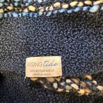 New Rising Tide Artisan Made Zola Woven Fringe Scarf Ocean Blue Photo 4