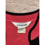 Misook  Open Front Contrast Cardigan‎ Melon & Black Size Xsmall Photo 2