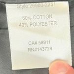 Tribal Gray Slant Zip Blazer Jacket Medium Photo 8