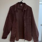 H&M Brown corduroy button up shirt Photo 0