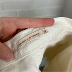 Levi's Levi’s Cream 70s High Slim Straight Cutoff Denim Shorts Size 27 Photo 1