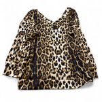 Vine & Love Leopard V Neck Buckle Top‎ Photo 6