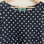 Anthropologie  Postmark Polka Dot Dress Black and White size S Photo 4