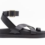 NWT Liberte Leather Bronte Black Strappy Sandals. Size 6 Photo 5