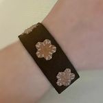 Vintage Floral Brown Faux Photo 8