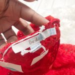 Boden USA Boden Womens Size 10 Brittany Lace Red Heart‎ Birds Flowers Dress NEW Photo 2