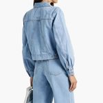 Ganni Light Blue Denim Jacket NWT Photo 2