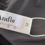 Aritzia Andie Swim Symi bikini top in smooth black size Medium Photo 6