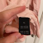 Iz Byer NWOT | women’s pale pink pearl jewel 3/4 sleeve knit sweater XL Photo 4