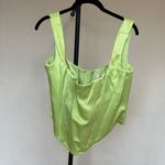 House Of CB HOUSE OF‎ CB 'Rafa' Lime Satin Longline Corset NWOT size XL Photo 3