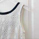 ASTR  White Lace Dress Black Leather Trim XS Photo 68