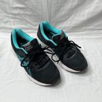 ASICS Womens Black Turquoise Gel Contend 5 Running Sneakers Size 8.5 Photo 1