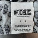 PINK - Victoria's Secret Victoria's Secret Pink Gray Animal Cheetah Pocket Tunic Tank Top Shirt Small Photo 2