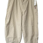 Urban Outfitters  Corduroy Wide-Leg Pants – Size L – Creme – NWT Photo 0