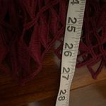 Venus  Crochet  Burgundy Lace fitted Sleeveless Top size 8 Photo 8