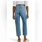 Lee NEW Women’s Classic Mid Rise Straight Leg Blue Jeans Size 18 Photo 2