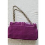 Merona Purple Purse with silver chain Photo 6