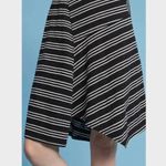 Maeve Anthropologie Moka One-Shoulder Stripe Dress Size Small Photo 9
