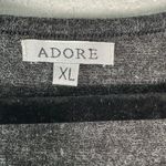 Adore Art to Wear Lagenlook Patchwork Lace Tunic Mini Dress Size XL Gray Photo 4