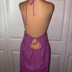 Free People  Desert Day Mini Dress Tiered Halter Cotton Buttondow Size Large NWOT Photo 2