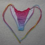 NEW Monica Hensen Beachwear MHB miami vice string bikini bottom, size XS Pink Photo 2