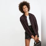 Madewell  Grunge‎ Plaid Flannel Long Sleeves Button Up Shirt Size M Cabincore Photo 1