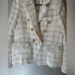 Generation Love NWT Generational Love Eliza Windowpane Tweed Blazer Photo 3