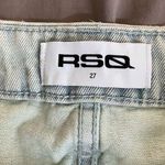 RSQ Light green blue Jean cut off shorts. Photo 1