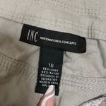 Oceans Tale linen blend roll tab cargo Capri pants Size 16 Photo 2