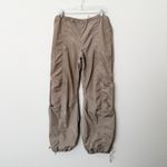 I am gia [I.AM.GIA] Tan Hester Pull-On Elastic Waist Low Rise Parachute Pants Sz Medium M Photo 1