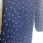 Boden navy blue‎ white polka dot long sleeve dress Blue Size undefined Photo 4