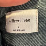 Wilfred  Free Aritzia Teal Blue Cargo High Rise Jeans Womens 4 Fall Casual Photo 3