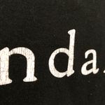 Sundance  Black Raw Edge Crop Sweatshirt Size M Photo 2