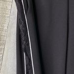 Rachel Rachel Roy Glen Lace Inset Pull On Ankle Black Pants with White Piping Size 6 Photo 4