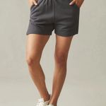 American Giant Women's Side Slit French Terry Short Size M Made In USA Gray Size M Photo 0