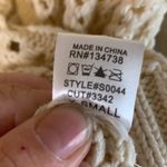 d.RA Cream Cable Knit Open Knit Sweater Size XS Photo 3